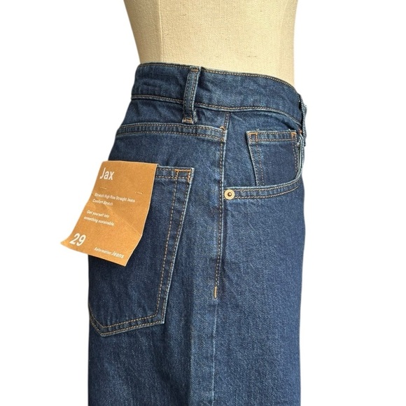 NWT Reformation Jax Stretch High Rise Jeans in Seneca Wash Blue Size: 29 - Picture 7 of 13